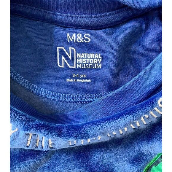 Kids Soft Warm Dinosaur Sweatshirt Size 3-4 - Picture 3 of 7